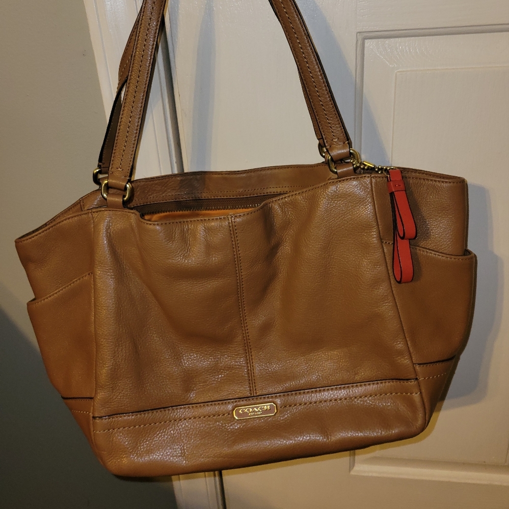 Large Brown Coach Shoulder bag